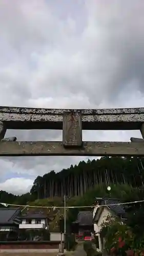 浅間神社の鳥居