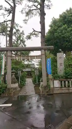 御霊神社の鳥居