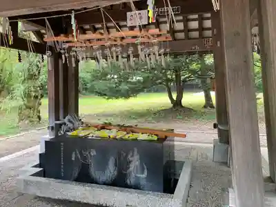 帯廣神社の手水舎