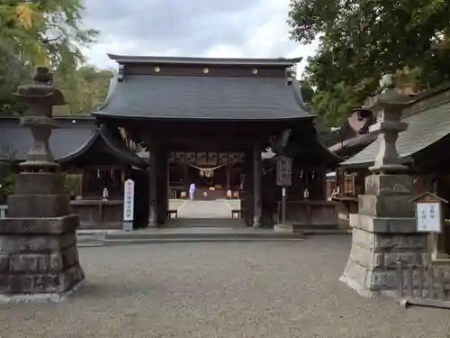 水戸八幡宮の山門・神門