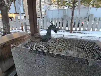 北海道神宮頓宮の手水舎