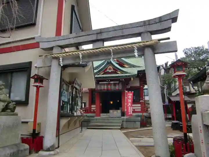 吉原神社の鳥居
