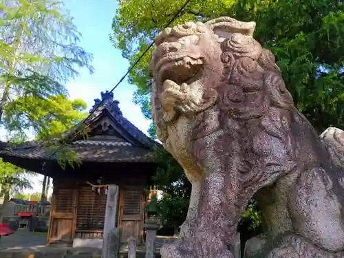 神明社（小根神明社）の狛犬