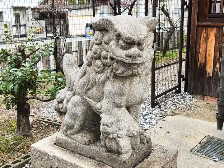 長洲天満宮の狛犬