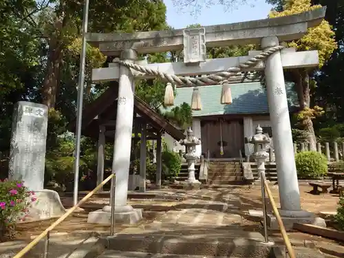 岸根杉山神社の鳥居