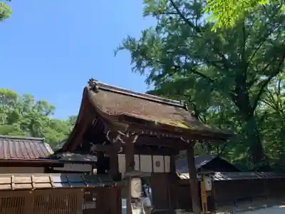 河合神社(鴨川合坐小社宅神社)の山門・神門