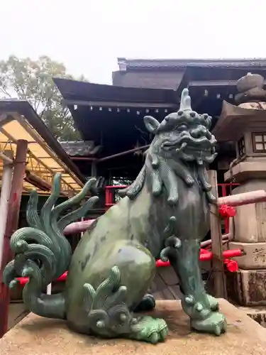 道明寺天満宮の狛犬