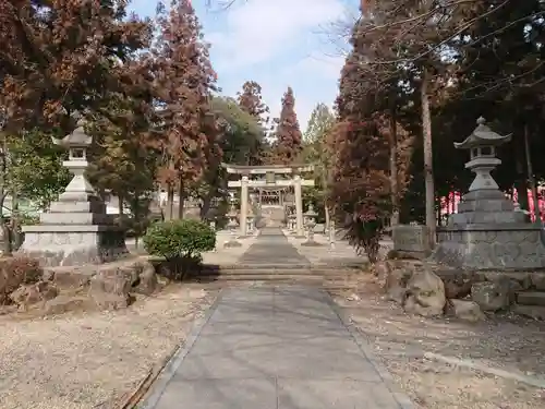 白山神社の鳥居