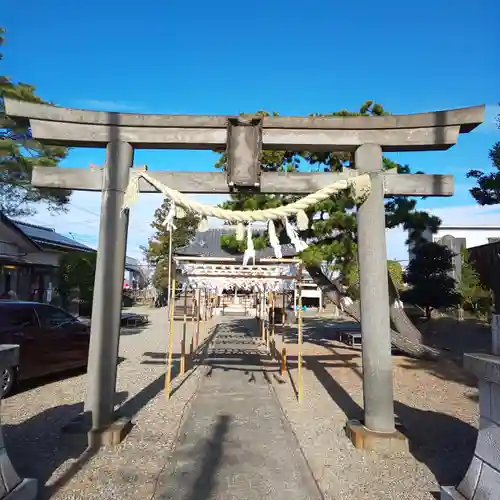 佐谷田神社の鳥居