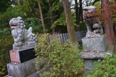 神明社の狛犬