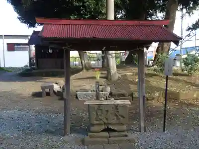 髙部屋神社の手水舎