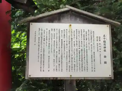 五十稲荷神社(栄寿稲荷神社)の歴史