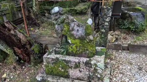 竹林寺の狛犬