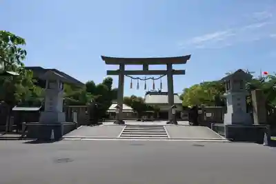 難波大社 生國魂神社の鳥居