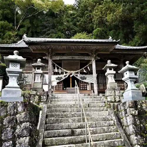 木幡山隠津島神社(二本松市)の本殿・本堂