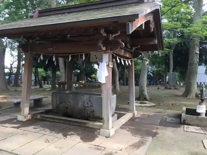 碑文谷八幡宮の手水舎