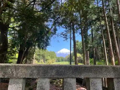 山宮浅間神社の景色