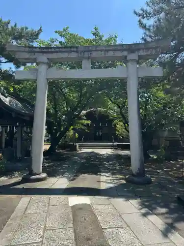 越中白山総社の鳥居