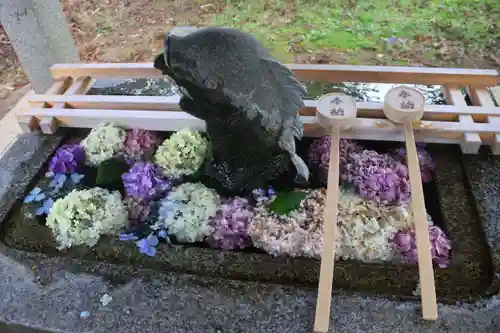 神炊館神社 ⁂奥州須賀川総鎮守⁂の手水