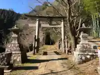 二上神社の鳥居