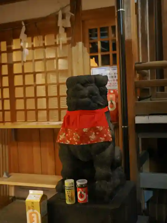 小網神社の狛犬