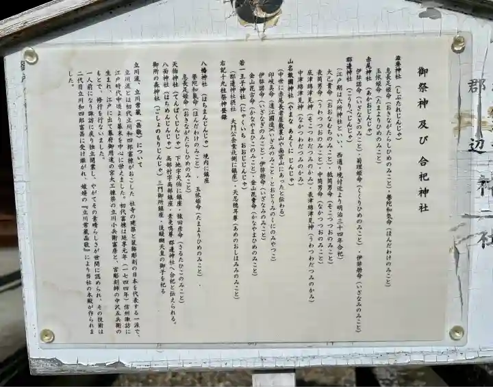 赤尾渋垂郡辺神社(静岡県)