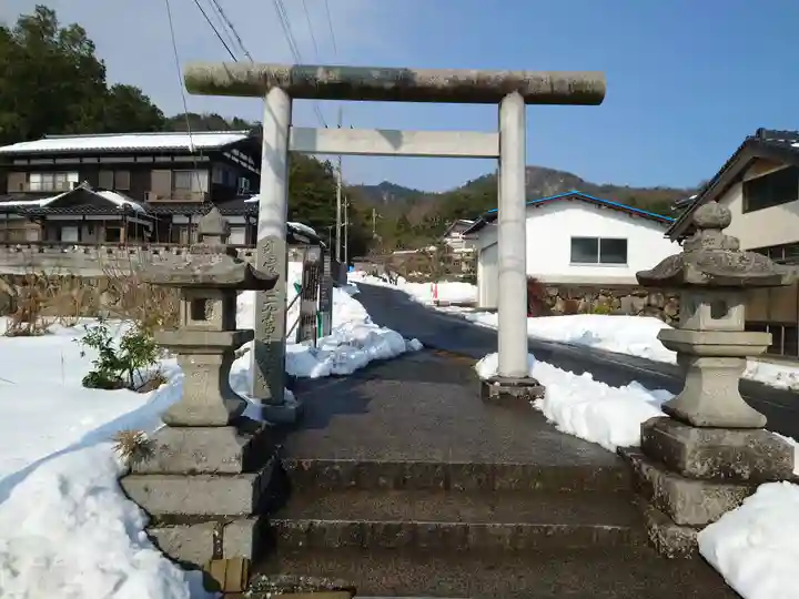 眞名井神社(籠神社奥宮)の鳥居