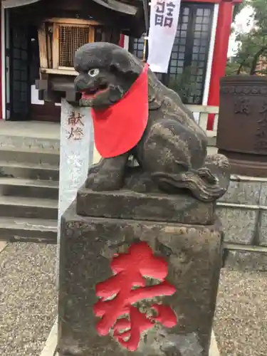 元郷氷川神社の狛犬