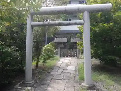 西梅津神明社の鳥居