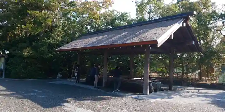 伊勢神宮外宮(豊受大神宮)の手水舎