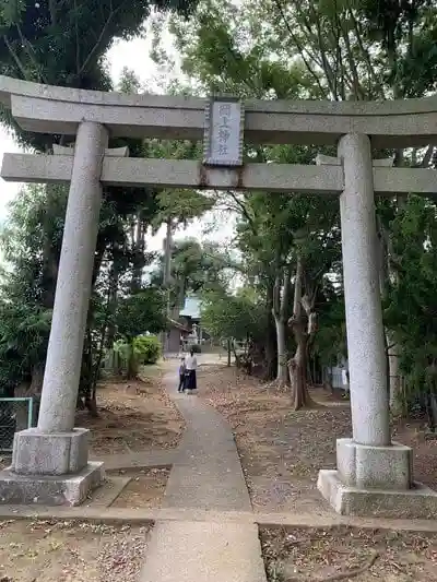 岡上神社の鳥居