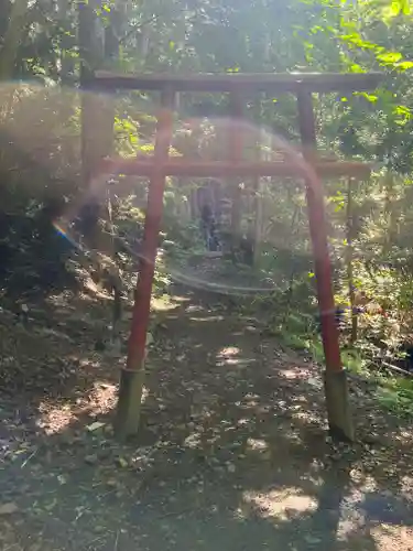 母の白滝神社の鳥居