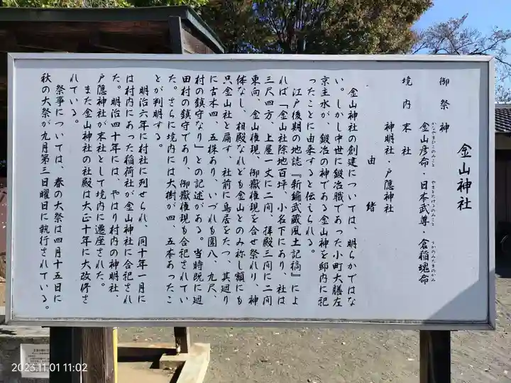 金山神社(東京都)
