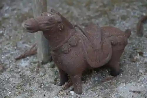 三春大神宮の狛犬