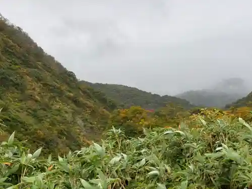 湯殿山神社（出羽三山神社）の景色