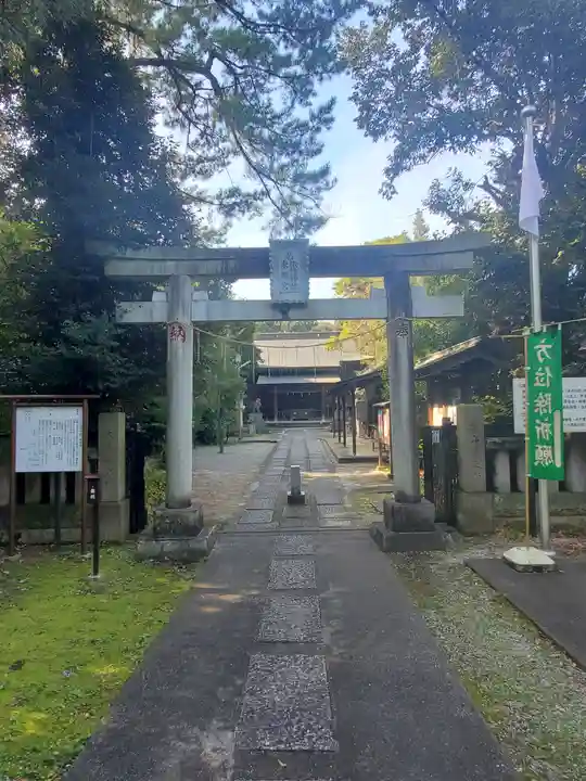 忍 諏訪神社・東照宮 の鳥居
