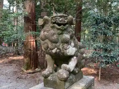 椿大神社の狛犬