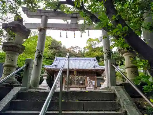 白山社（成岩白山神社）の鳥居