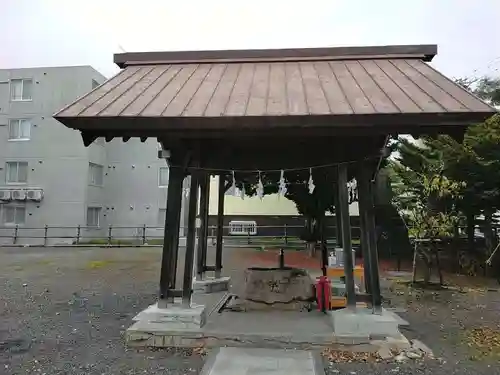 札幌村神社の手水