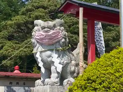 加茂神社の狛犬