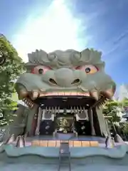 難波八阪神社の狛犬