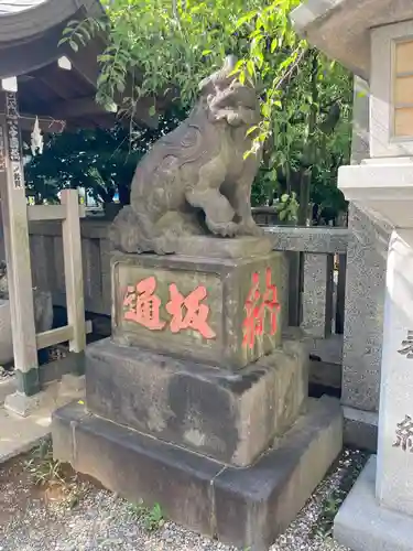 牛天神北野神社の狛犬