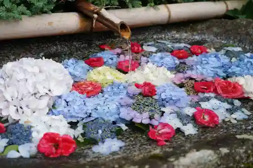 木幡山隠津島神社(二本松市)の手水