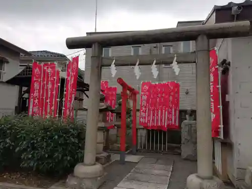 穏田神社の鳥居