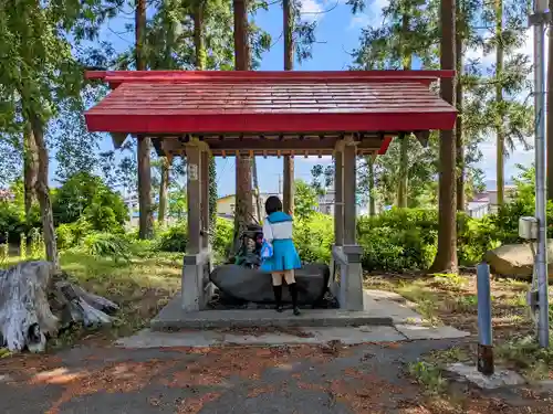 高田熊野宮の手水