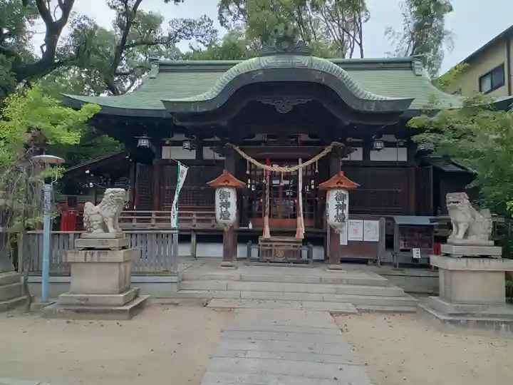 海老江八坂神社の本殿・本堂