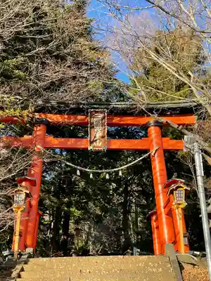 新倉富士浅間神社の鳥居