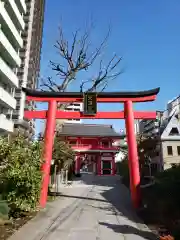 成子天神社の鳥居