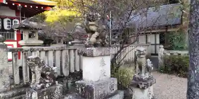 機物神社の狛犬