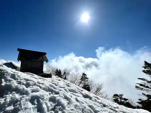 山家神社奥宮の本殿